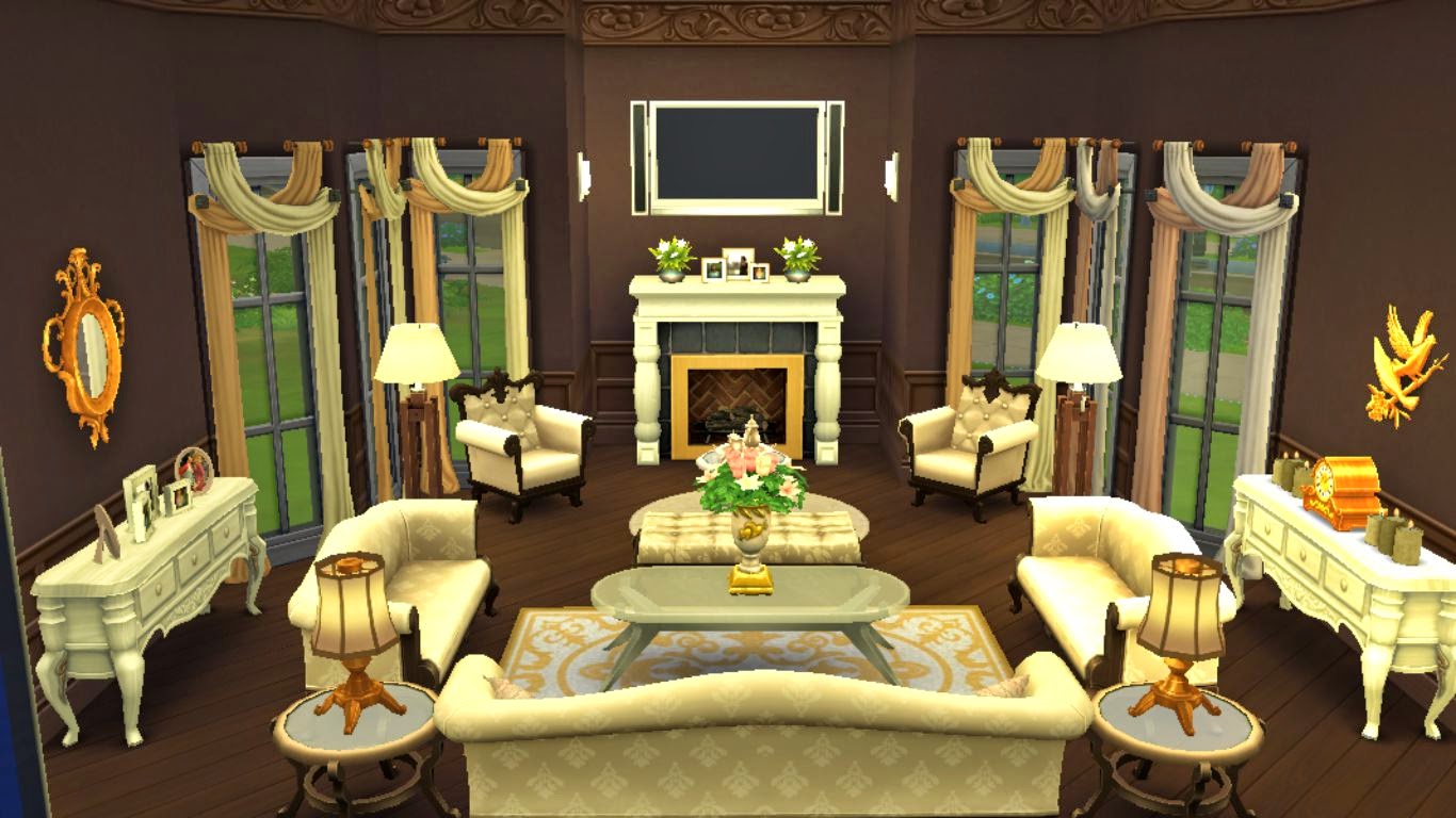 sims 4 living room